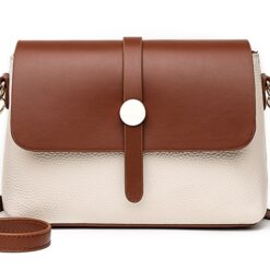 hvid-og-brun-håndtaske